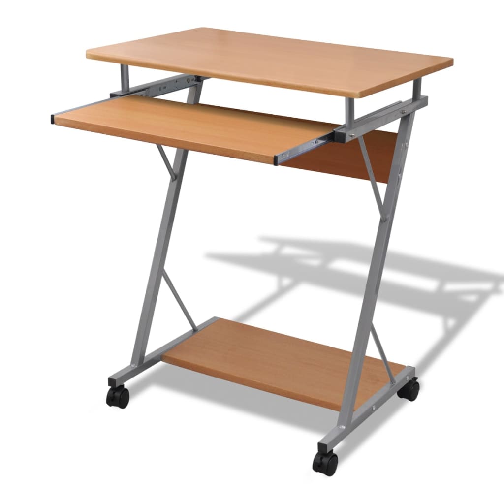 Studenten Computerbureau 60 X 40 X 74 Cm () Bruin