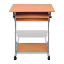 Studenten Computerbureau 60 X 40 X 74 Cm () Bruin