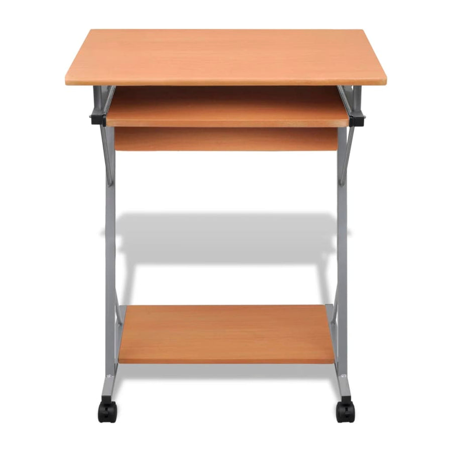 Studenten Computerbureau 60 X 40 X 74 Cm () Bruin