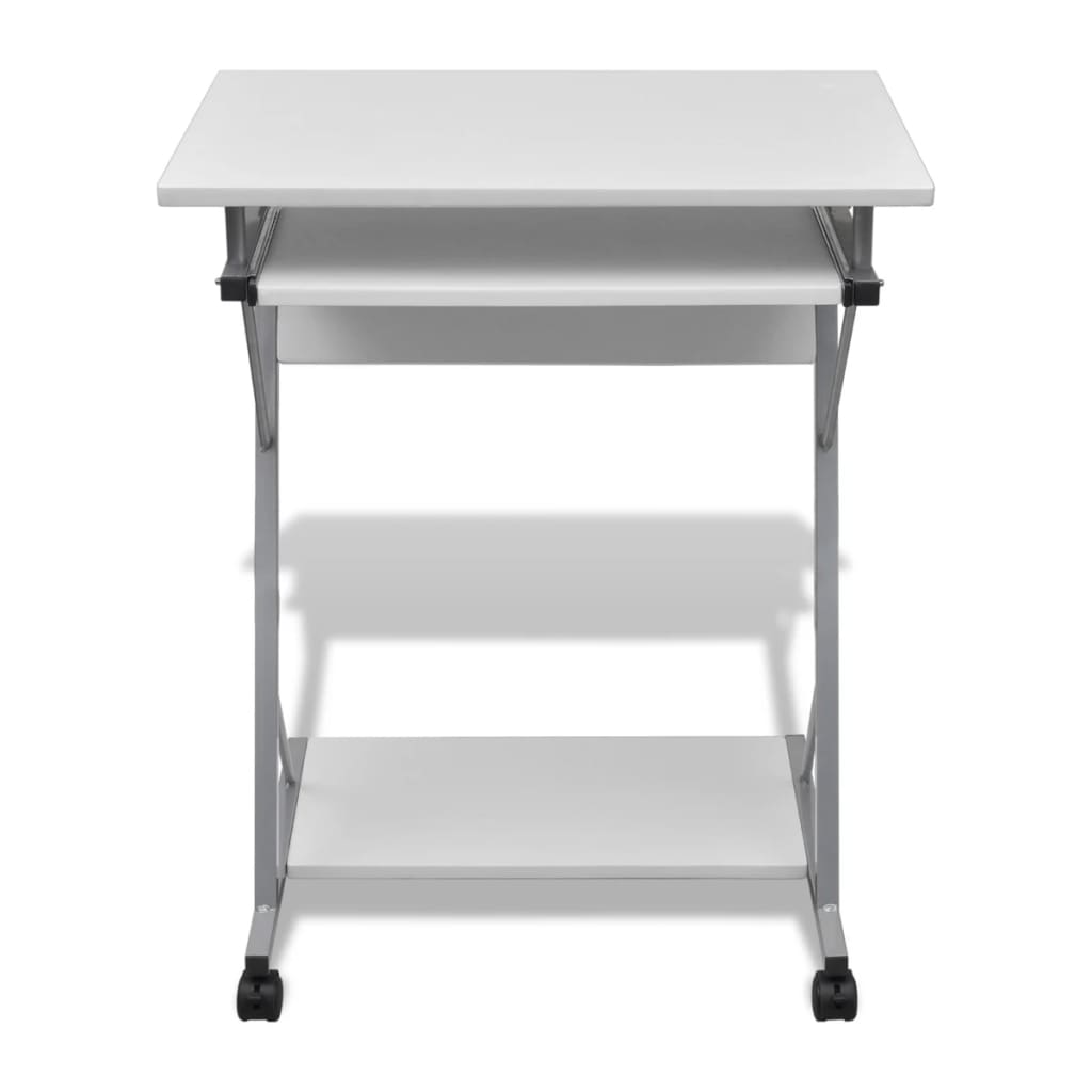 Studenten Computerbureau 60 X 40 X 74 Cm () Wit