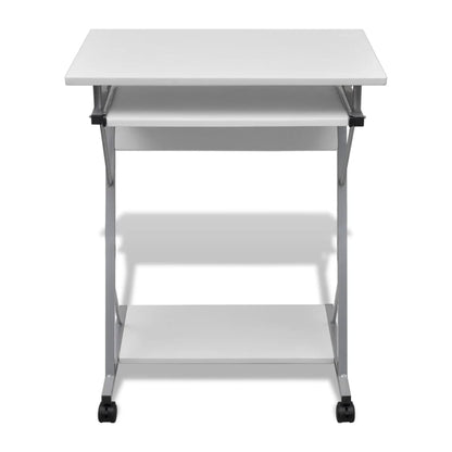 Studenten Computerbureau 60 X 40 X 74 Cm () Wit