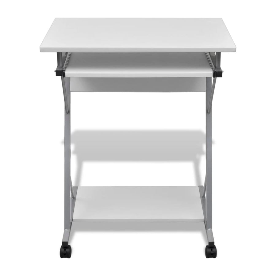 Studenten Computerbureau 60 X 40 X 74 Cm () Wit