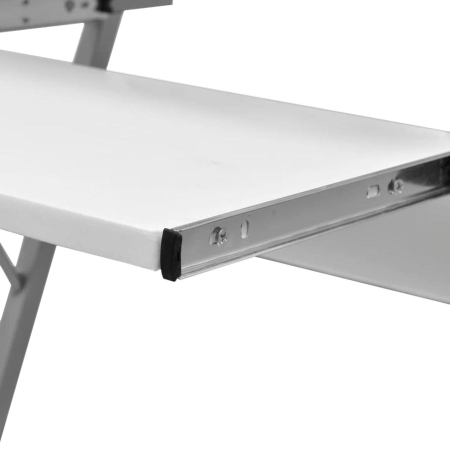 Studenten Computerbureau 60 X 40 X 74 Cm () Wit