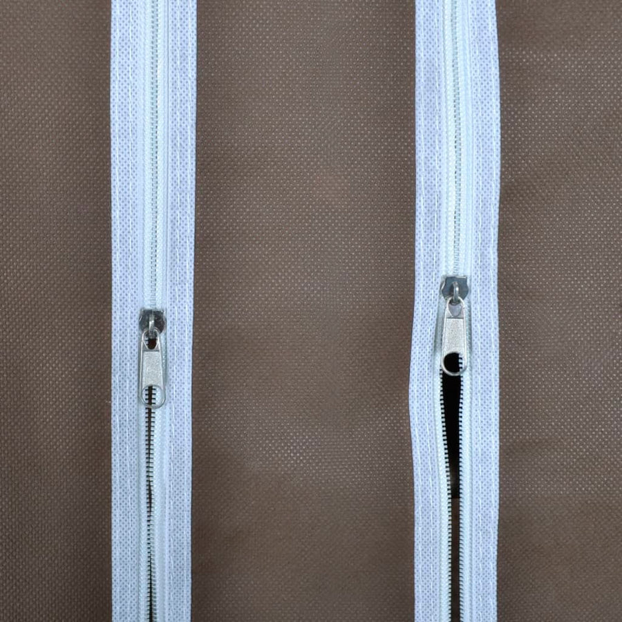 Kledingkast Met Vakken En Stangen 45X50X76 Cm Stof Bruin