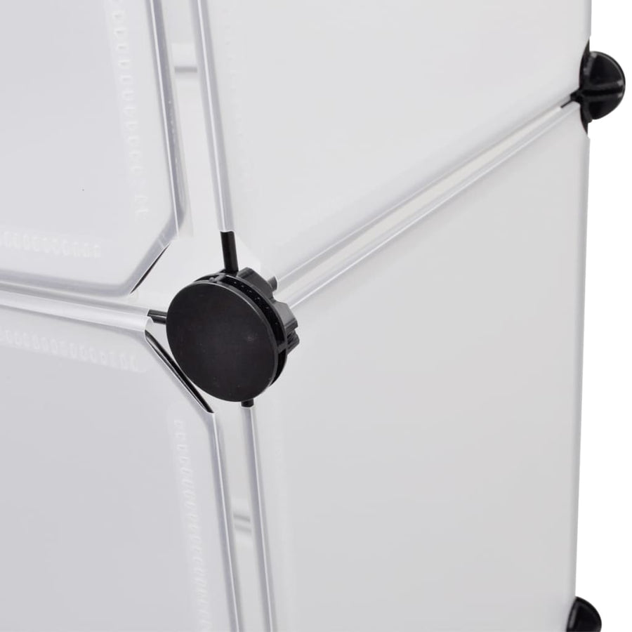 Kast Met Modulair 37X5X50 Cm 9 compartimenten Wit