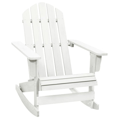 Tuinschommelstoel Hout Wit