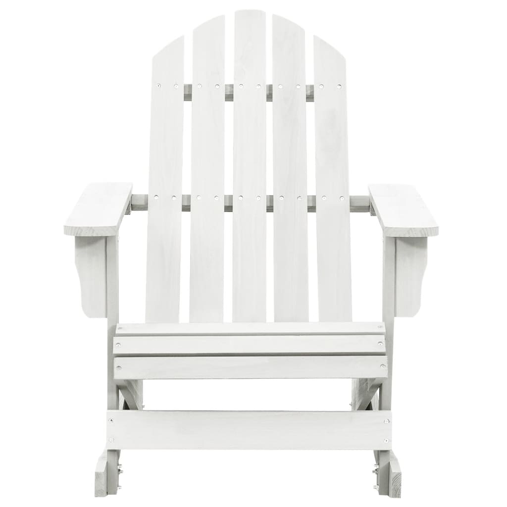 Tuinschommelstoel Hout Wit