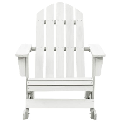 Tuinschommelstoel Hout Wit