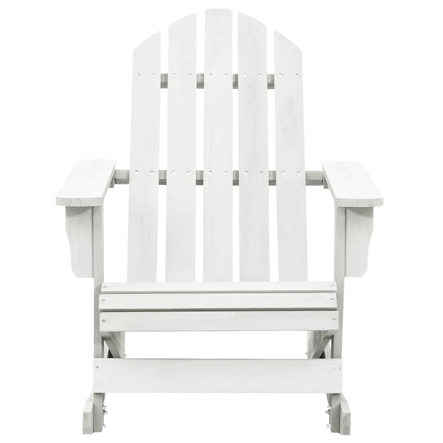 Tuinschommelstoel Hout Wit