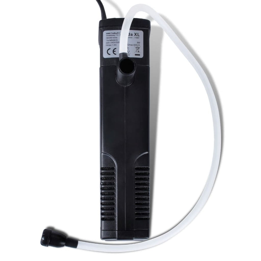 Aquariumfilterpomp Met Actief Koolstof 600 L/U 600 l/h