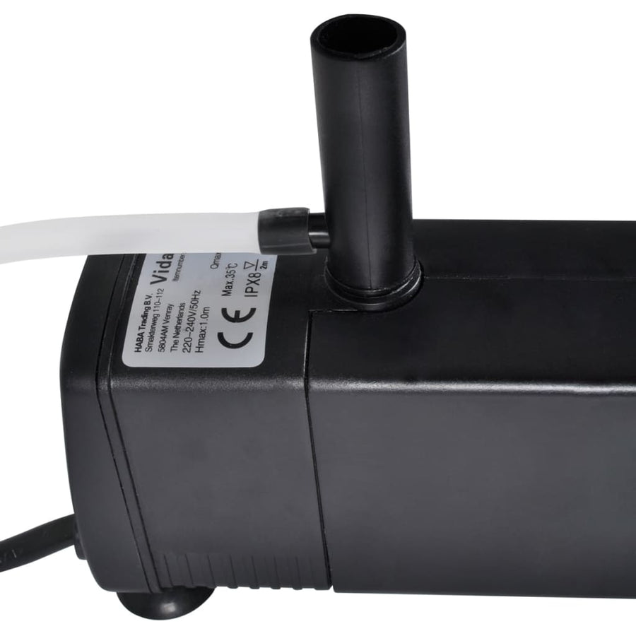 Aquariumfilterpomp Met Actief Koolstof 600 L/U 600 l/h