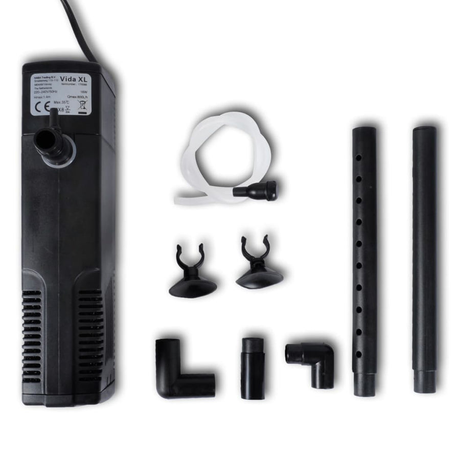 Aquarium Filter Pomp Met Actieve Koolstof 800L/U 800 l/h