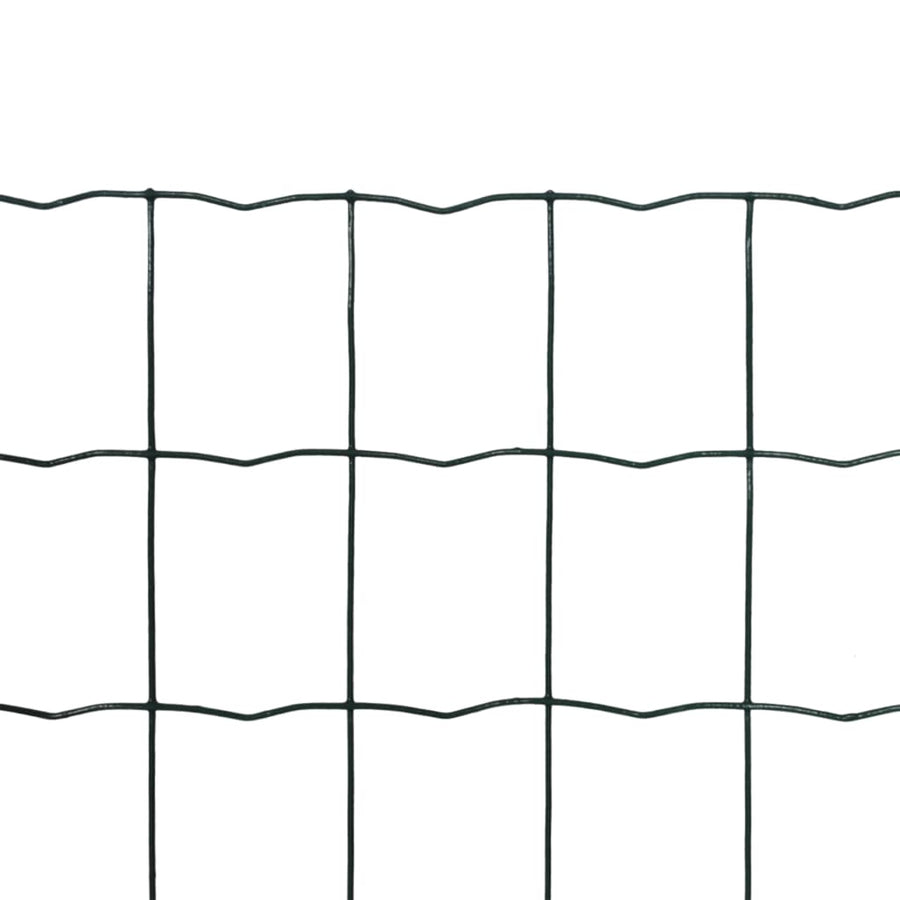 Euro Hek 25X1,0 M Staal Groen 25 m