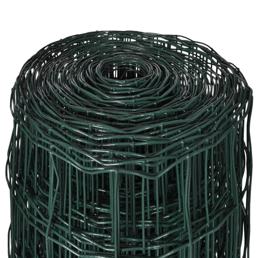 Euro Hek 25X1,0 M Staal Groen 25 m