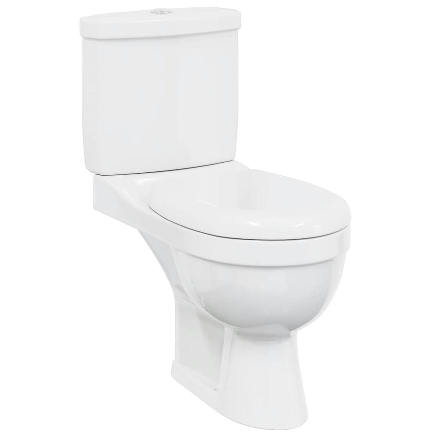 Toilet Met Stortbak Wit