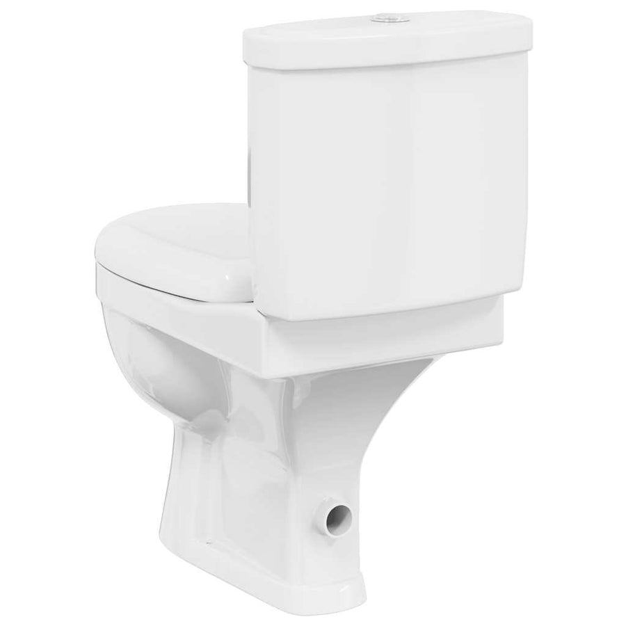 Toilet Met Stortbak Wit