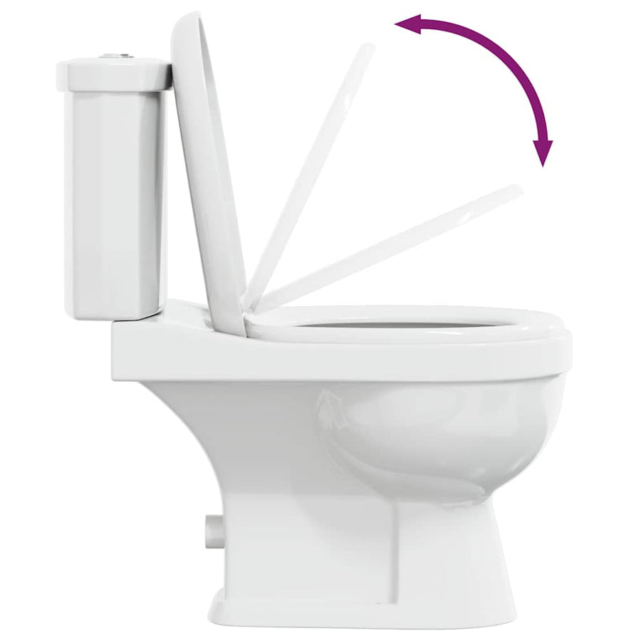 Toilet Met Stortbak Wit