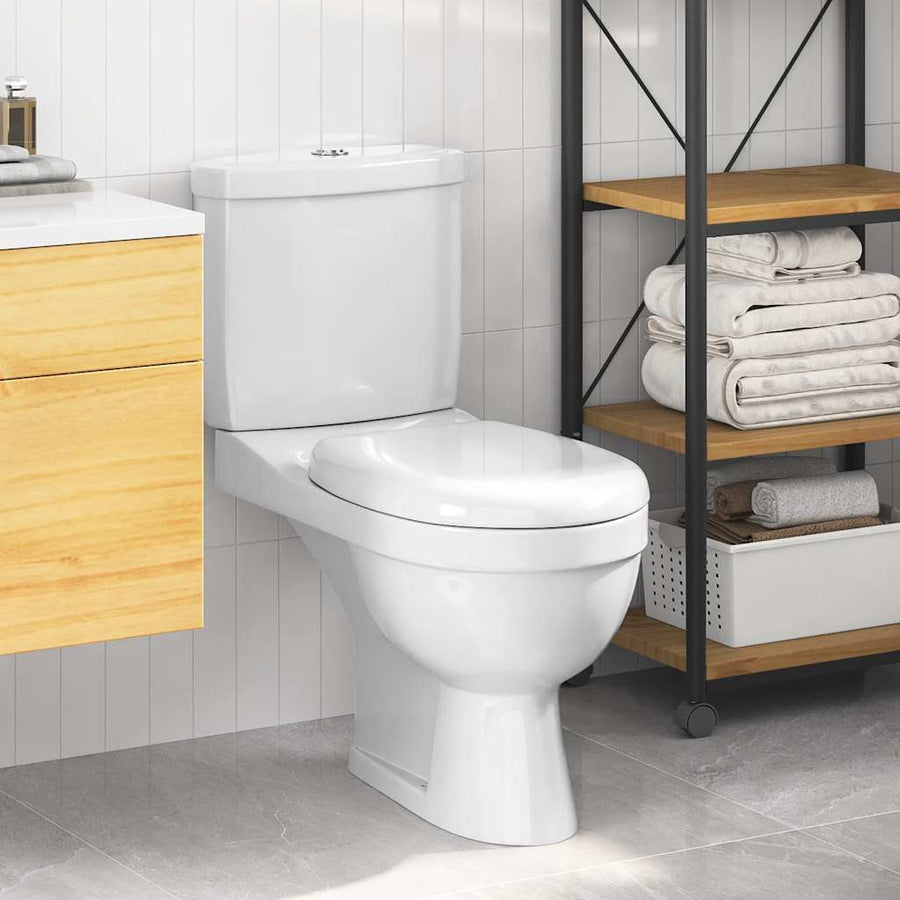 Toilet Met Stortbak Wit