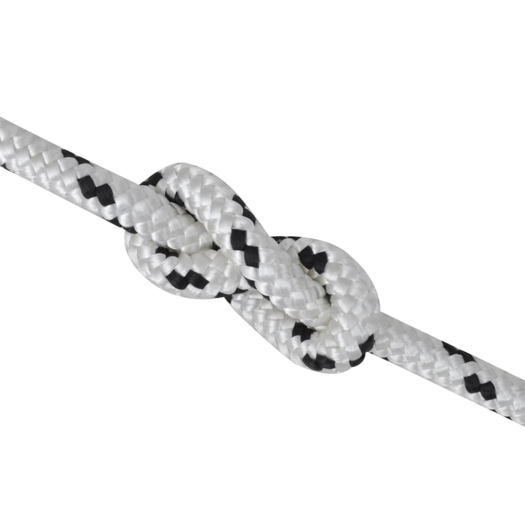 Boottouw Polyester Gevlochten 8Mmx50M Wit 1 8 mm 50 m