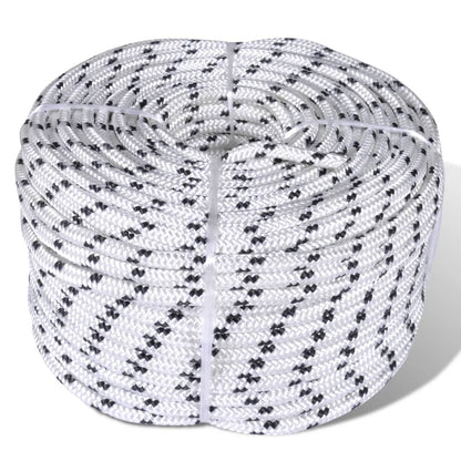 Boottouw Polyester Gevlochten 2Mmx50M Wit 12 mm 50 m