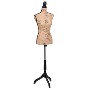 Etalagepop torso vrouw jute 67 cm