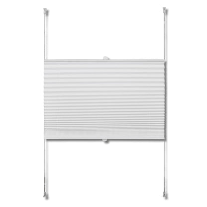Plisséjaloezie 40 x 150 cm Wit