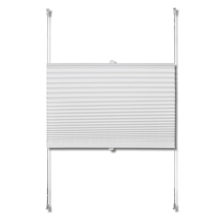 Plisséjaloezie 40 x 150 cm Wit