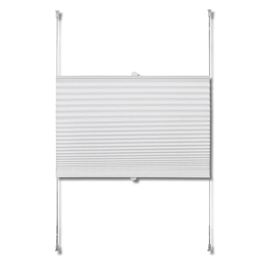 Plisséjaloezie 60 x 125 cm Wit