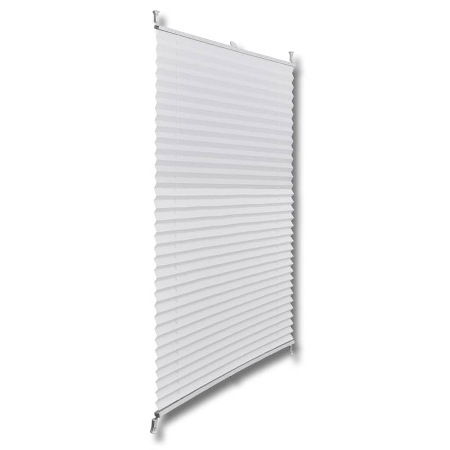 Plisséjaloezie 70 x 125 cm Wit