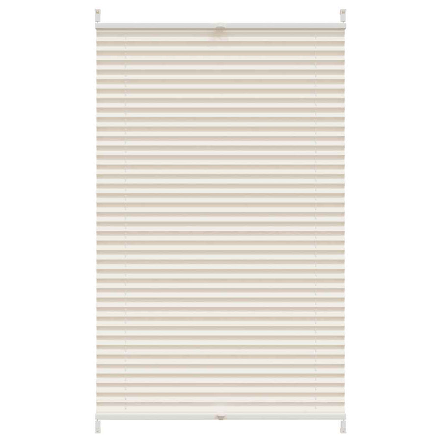 Plissé rolgordijn 80x125cm creme