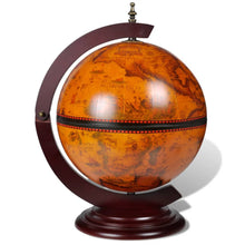 Globebar Tafelmodel Eucalyptushout Bruin