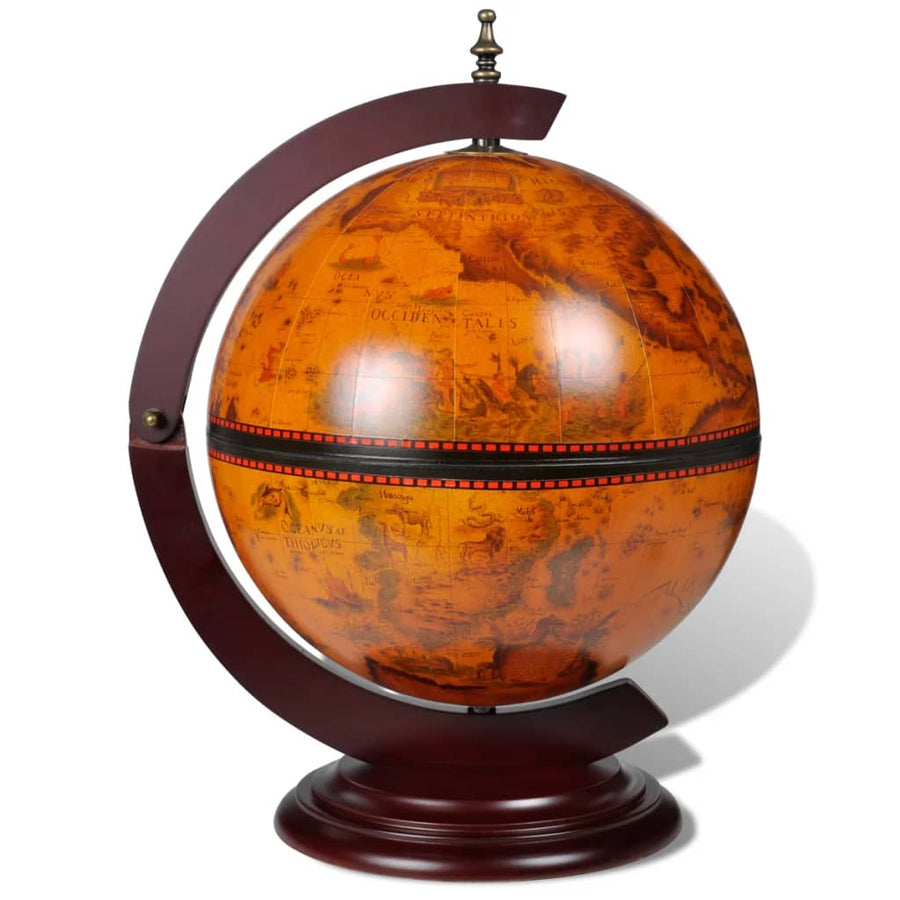 Globebar Tafelmodel Eucalyptushout Bruin