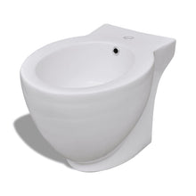 Staand Bidet Rond Keramiek Wit