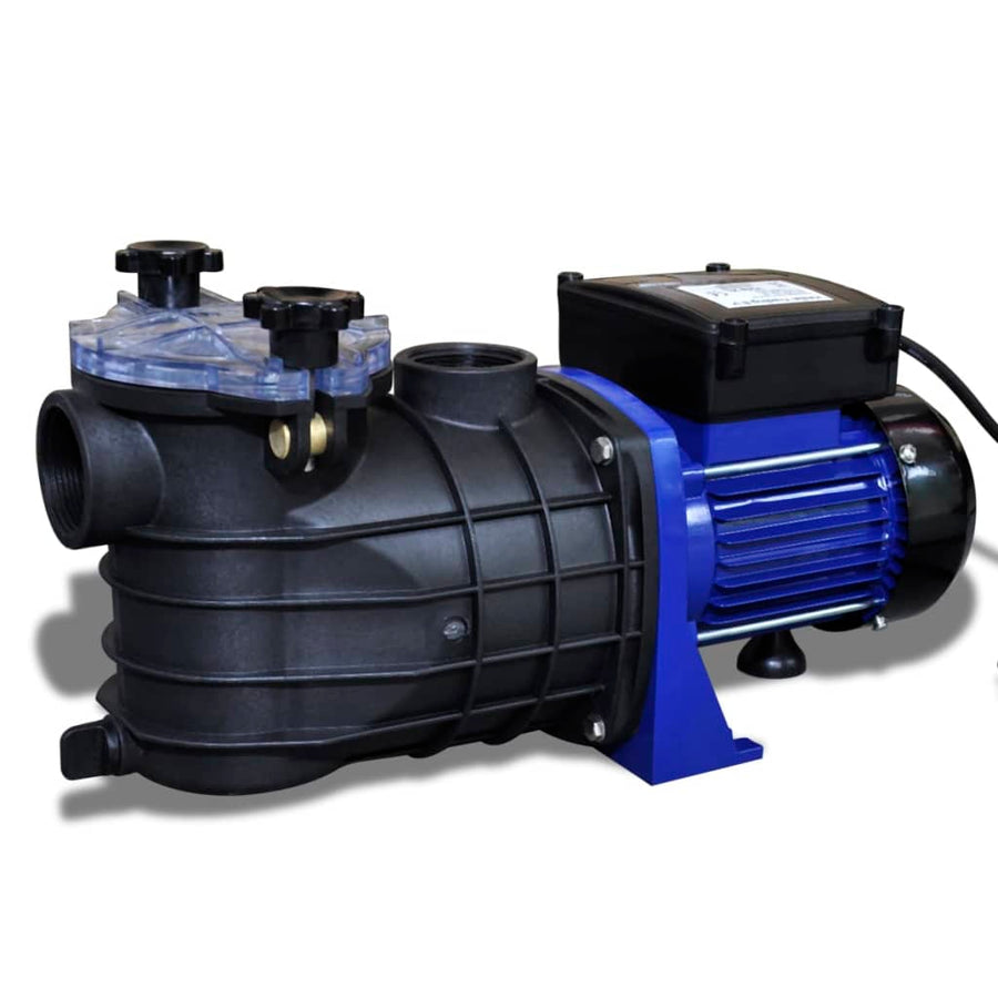 Elektrische Zwembadpomp 500W Blauw 9000 l/h