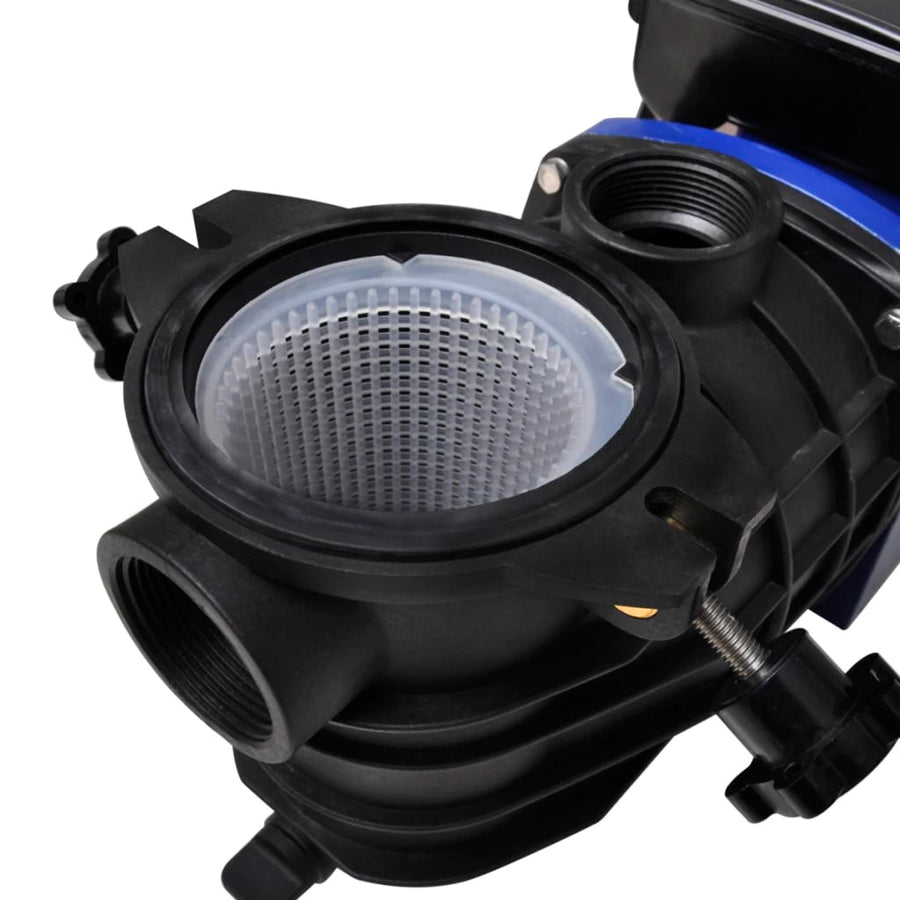 Elektrische Zwembadpomp 500W Blauw 9000 l/h