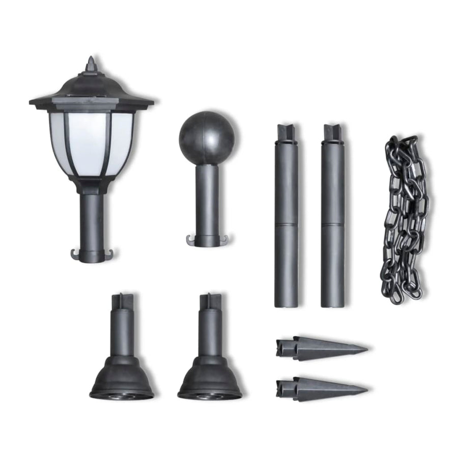 Hekwerk Met Solarlampen 2