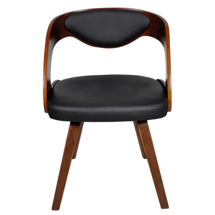Eetkamerstoelen 2 st kunstleer bruin