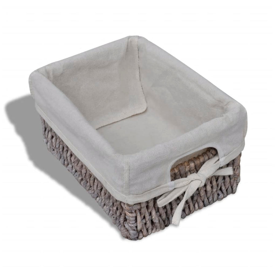 Opbergkast Met 5 Weefmanden Hout 25 x 28 x 90 cm Bruin
