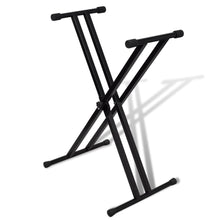 Verstelbare Keyboardstandaard Dubbel X-Frame