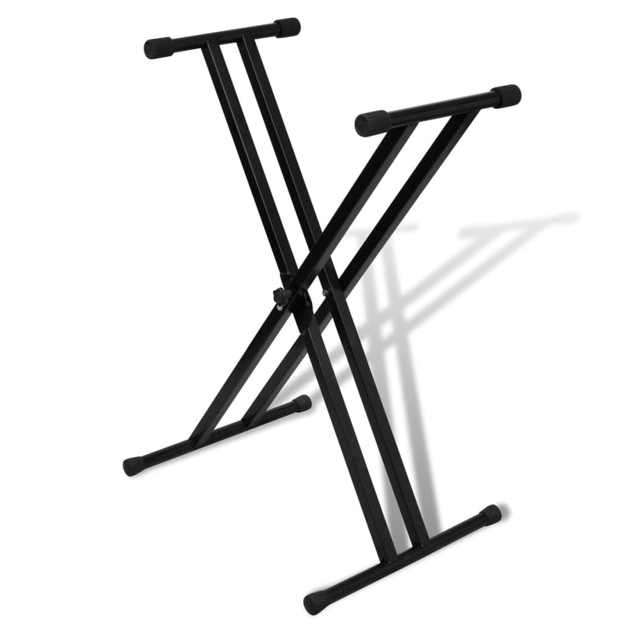 Verstelbare Keyboardstandaard Dubbel X-Frame