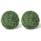 Kunstplant buxusbol 35 cm set van 2