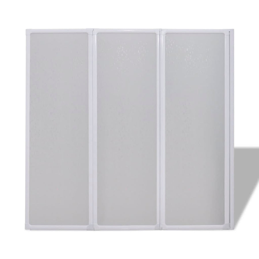 Badscherm 3 Panelen Vouwbaar 141 X 132 Cm