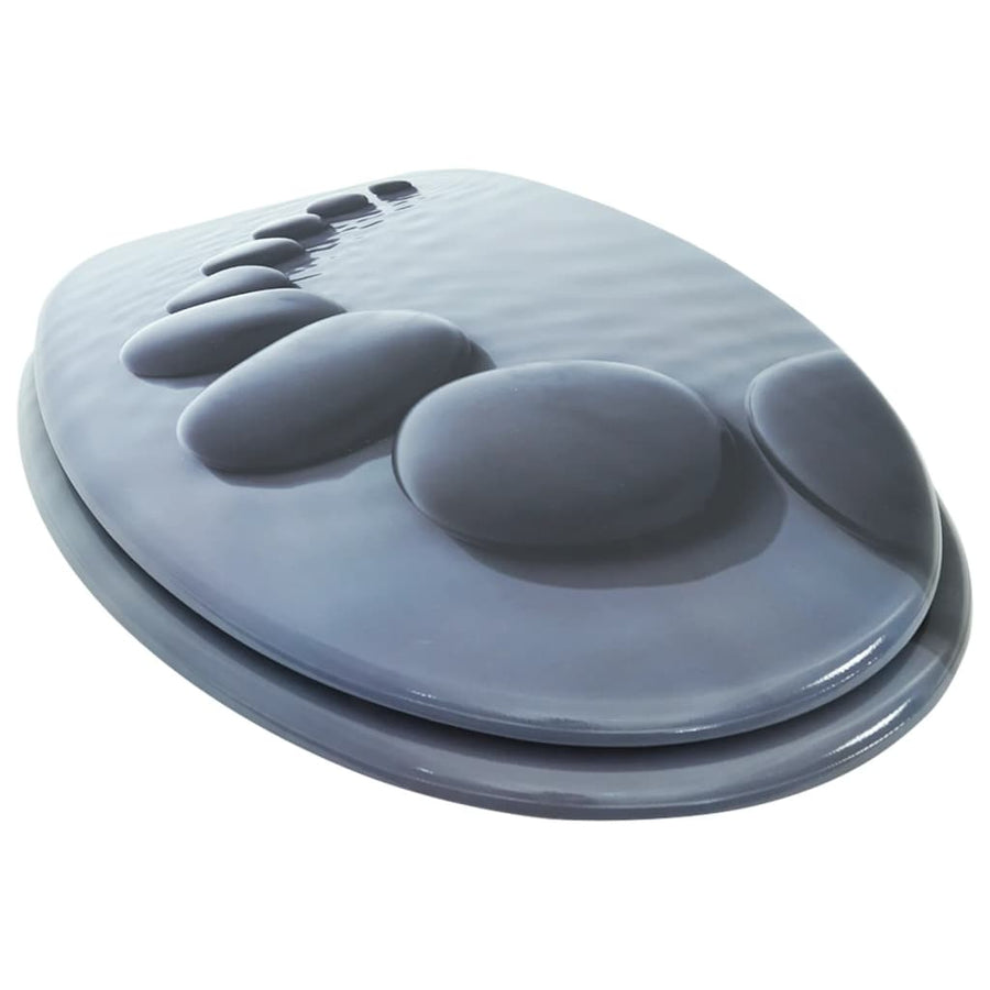 Toiletbril stenen MDF 1 Stenen Nee