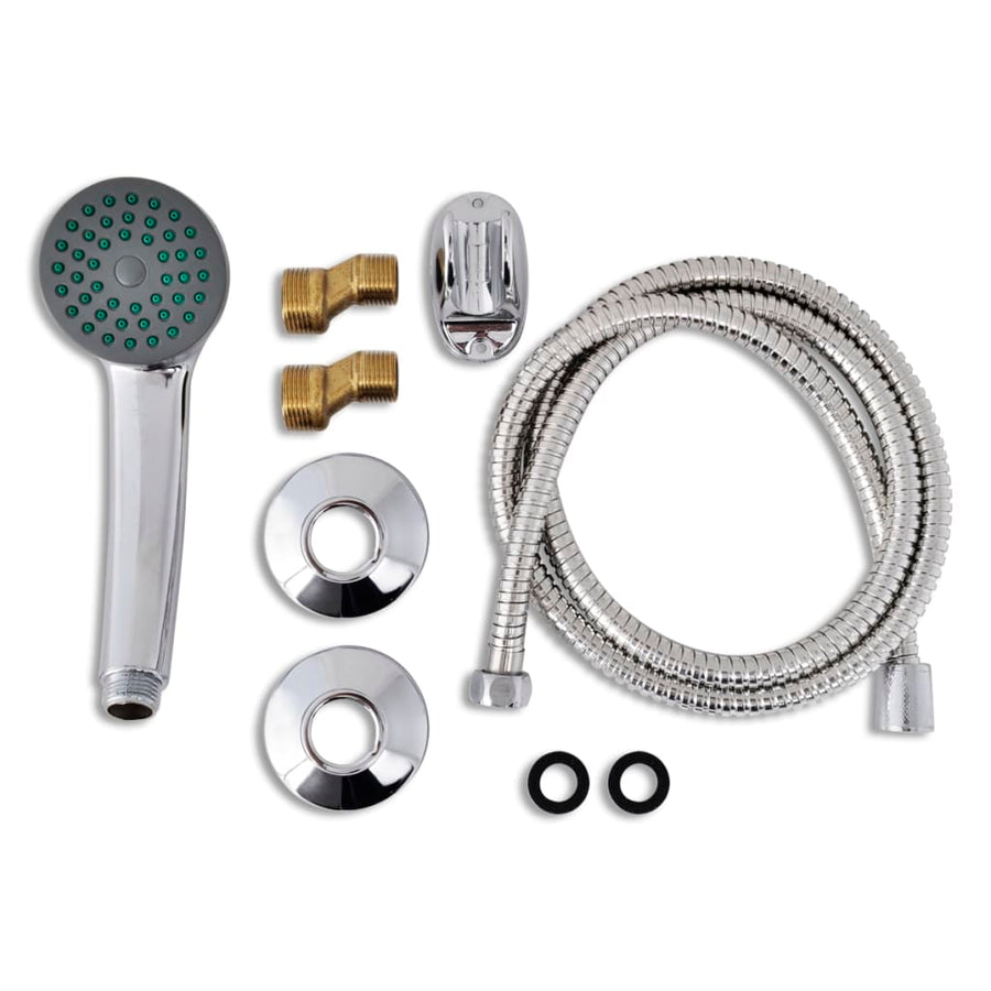 Douchekraan Set Eenknops Chroom