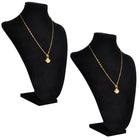 Jewelry holder for necklace 23x11.5x30 cm black 2 pcs