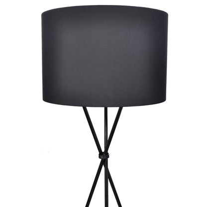 Lampenkap Voor Vloerlamp Met Hoge Standaard Zwart