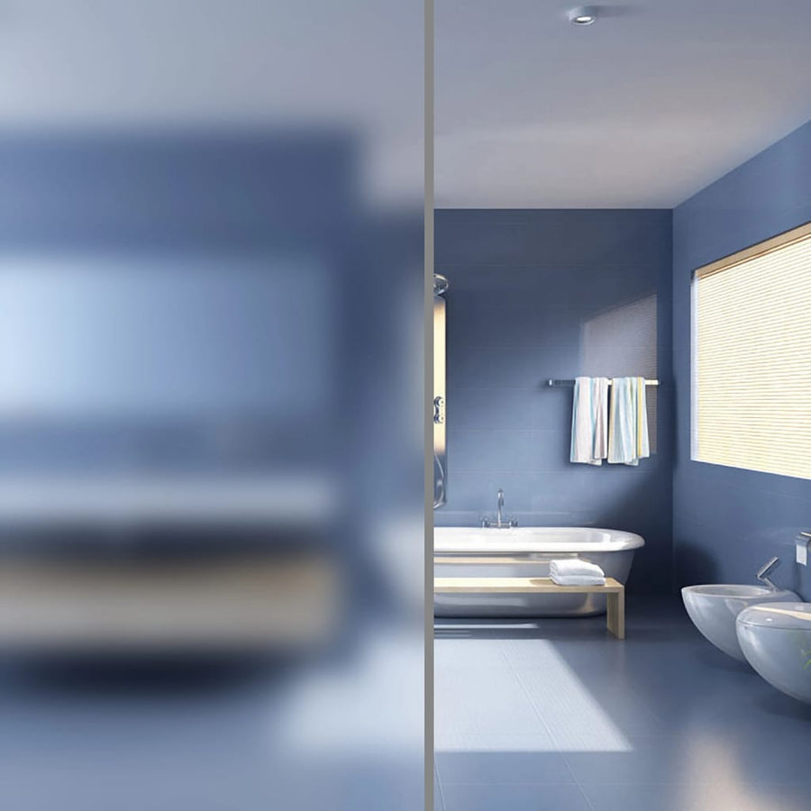 Privacyfolie mat melkglas zelfklevend 0,9x5 m 1 0.9 x 5 m Mat