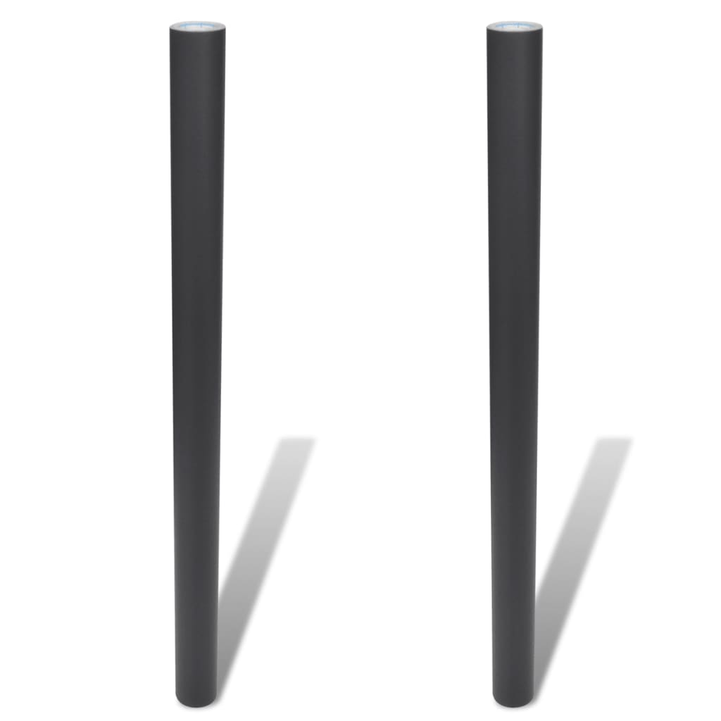 Muursticker Krijtbord 2 Rollen Met Krijtjes 0,45X2 M 0.45 x 2 m