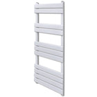 Handdoekenrek radiator recht 600x1200 mm wit staal