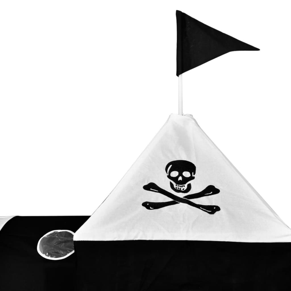 Hoogslaper Piraat Met Ladder & Glijbaan (Wit)